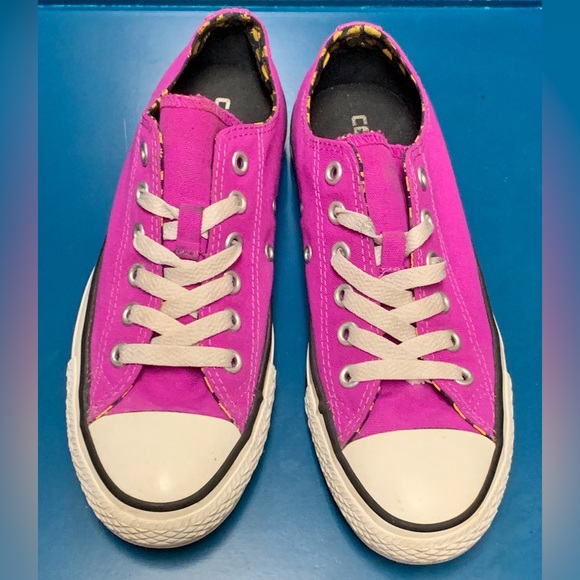 Women’s 7 EU 37.5 Converse All Star Chuck Taylor Double Tongue Patterned Shoes - Picture 6 of 16